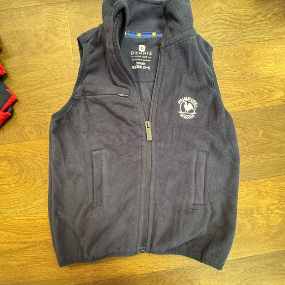 Primrose School Uniform TD 3-4 Vest and Red and Navy Polo Shirt - Picture 2 of 5